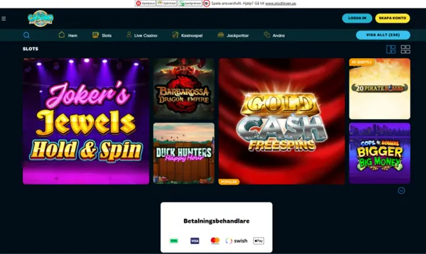 casinoandfriends games page