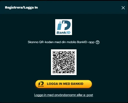 casinoandfriends signup page